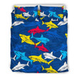 Shark Color Pattern Cla19100675B Bedding Sets