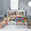 Dog Bedding Sets - Many Dogs On Colorful Background Print Bedding Sets - Dog Lover Gift