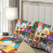 Dog Bedding Sets - Many Dogs On Colorful Background Print Bedding Sets - Dog Lover Gift