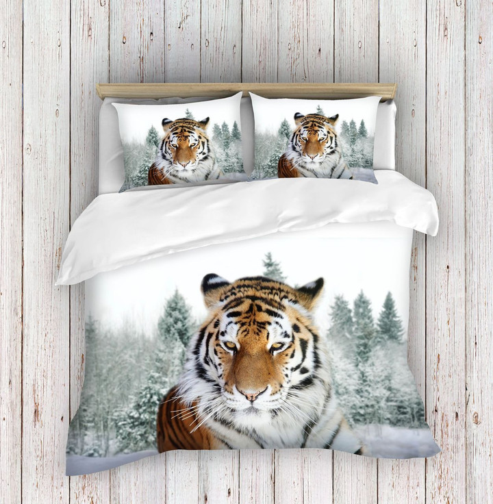 Snow Tiger Bedding Set All Over Prints