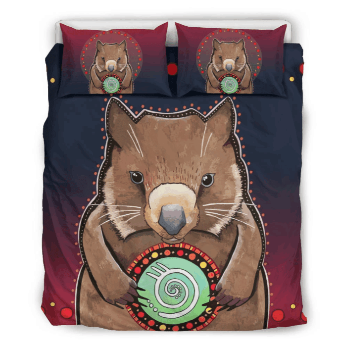 Australian Wombat Bedding Set All Over Prints