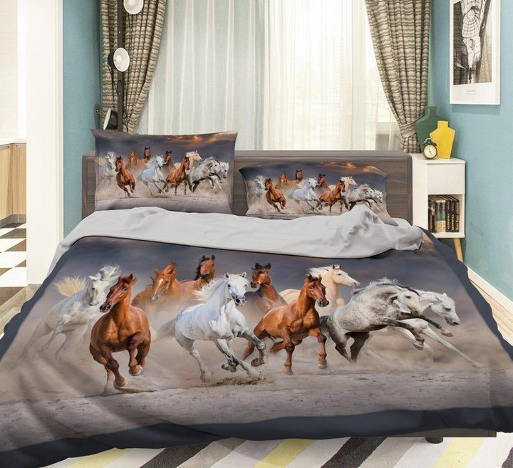 Running Horse Bedding Set All Over Prints