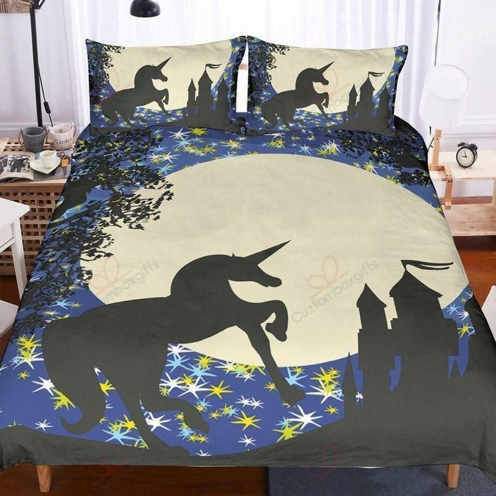 Magic Unicorn Printed Bedding Set Bedroom Decor