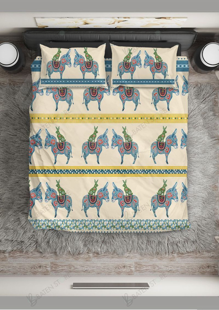 Mexican Donkey Art Pattern Printed Bedding Set Bedroom Decor