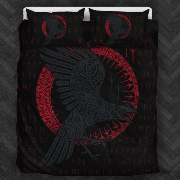 New Vikings Raven Bedding Set (Duvet Cover & Pillow Cases)