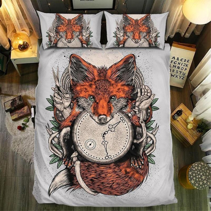 Fox Oclock Bedding Set Bedroom Decor