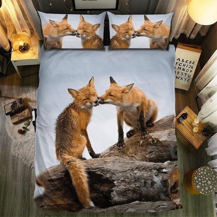 Loving Fox Bedding Set Bedroom Decor