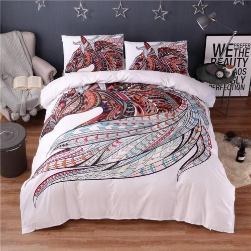 Colorful Wolf Animal Printed Bedding Set Bedroom Decor