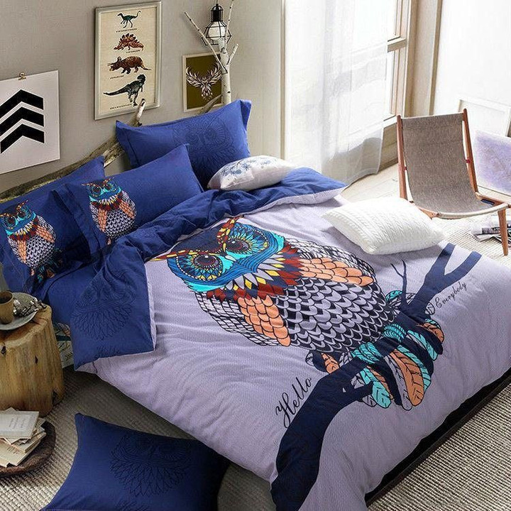Owl Print Cla22100465B Bedding Sets