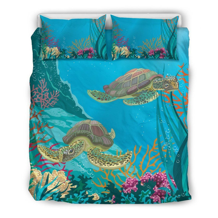 Sea Turtle Under The Sea Bedding Set Bedroom Decor