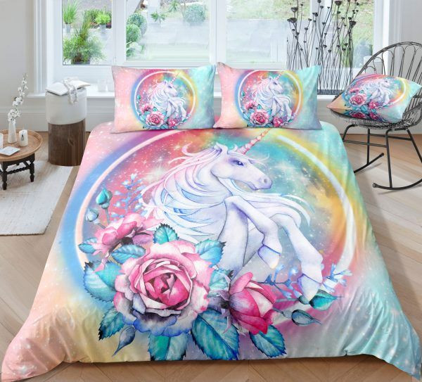Rose Unicorn Bedding Set Hhh180653Th