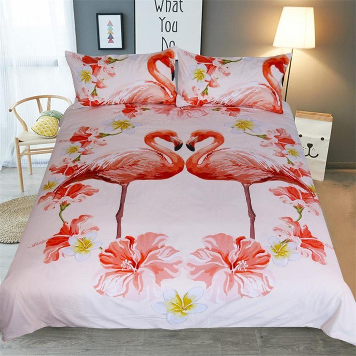 Flamingo And Hibiscus Passion Cla19100027B Bedding Sets