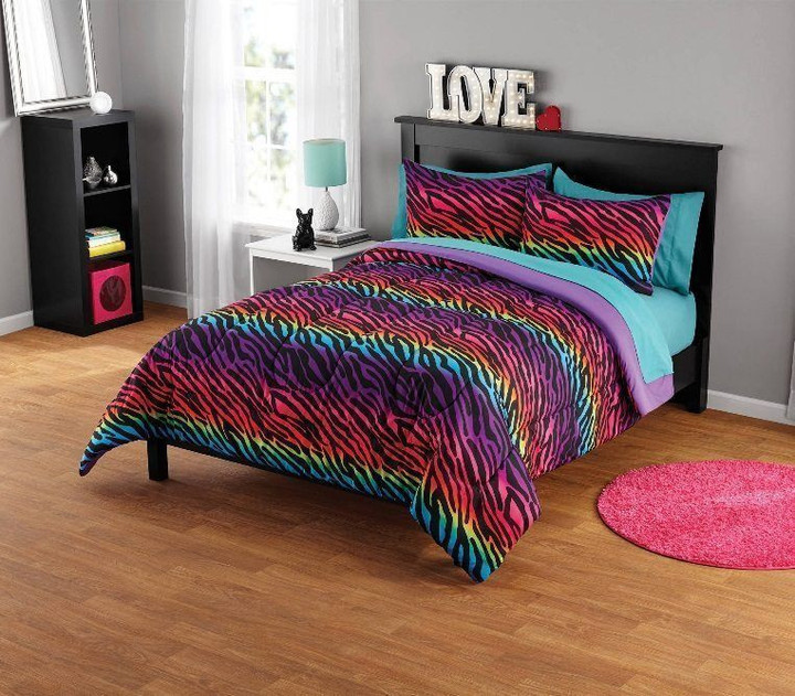 Rainbow Zebra Clh2709119B Bedding Sets