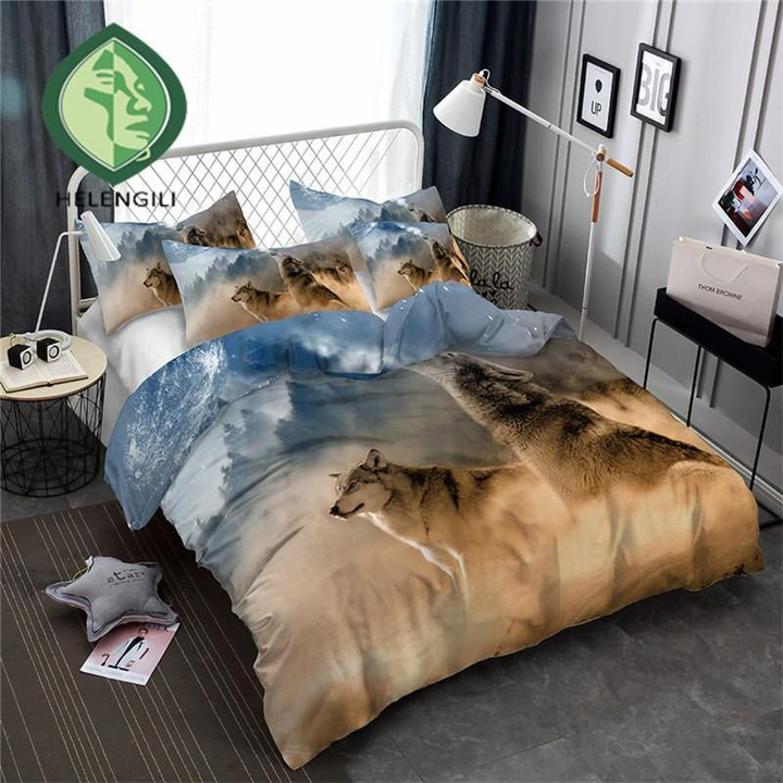 Wolf In The Wild Native American Cla22100369B Bedding Sets