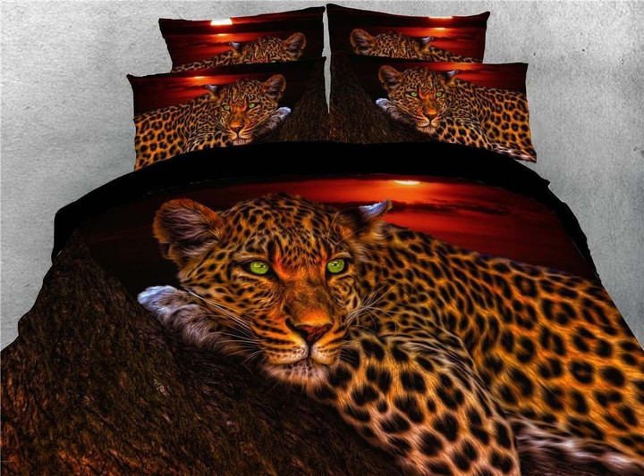 Wild Leopard Animal Cla05120447B Bedding Sets