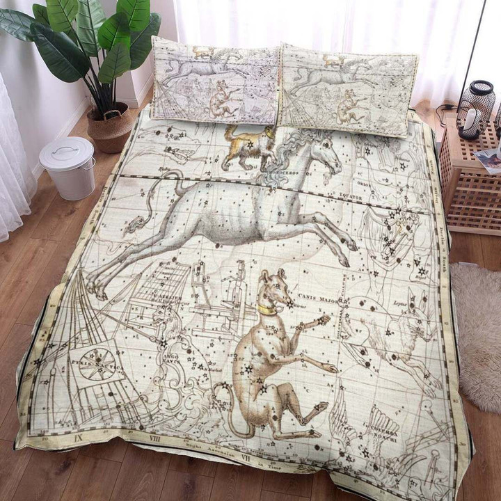 Unicorn Map Nt030963B Cotton Bed Sheets Spread Comforter Duvet Cover Bedding Sets