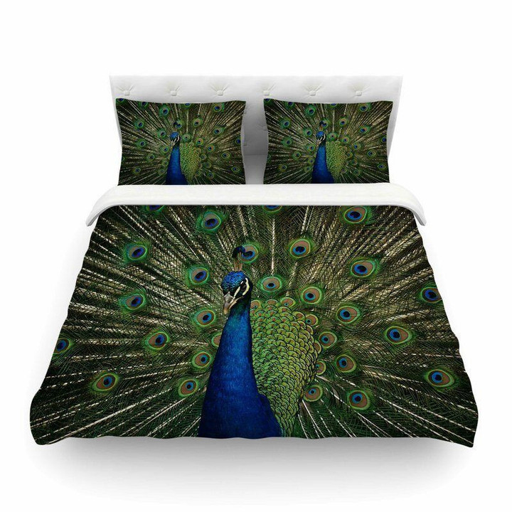 Proud Peacock Blue Animals Clh0510286B Bedding Sets