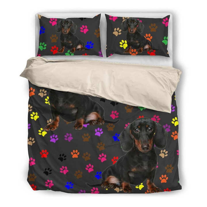 Dachshunds And Colored Paws Cla22100701B Bedding Sets
