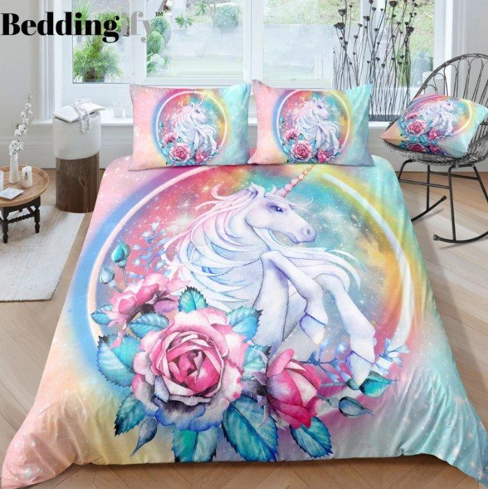 Rose And Unicorn Clh121163B Bedding Sets