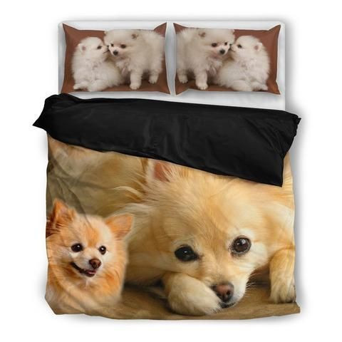 Cute Pomeranian Print Bedding Set Bs13835 Fuct1908