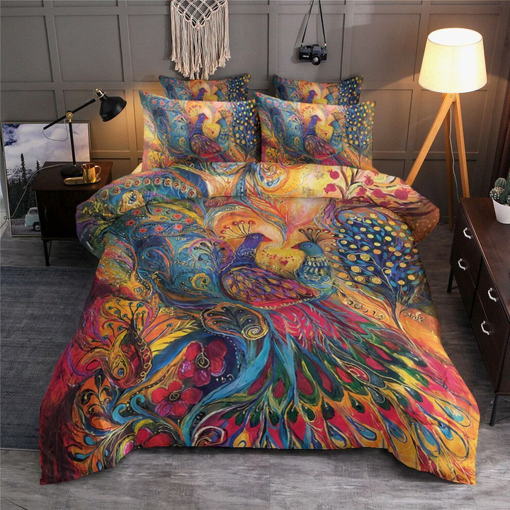 Peacock Bedding Set All Over Prints