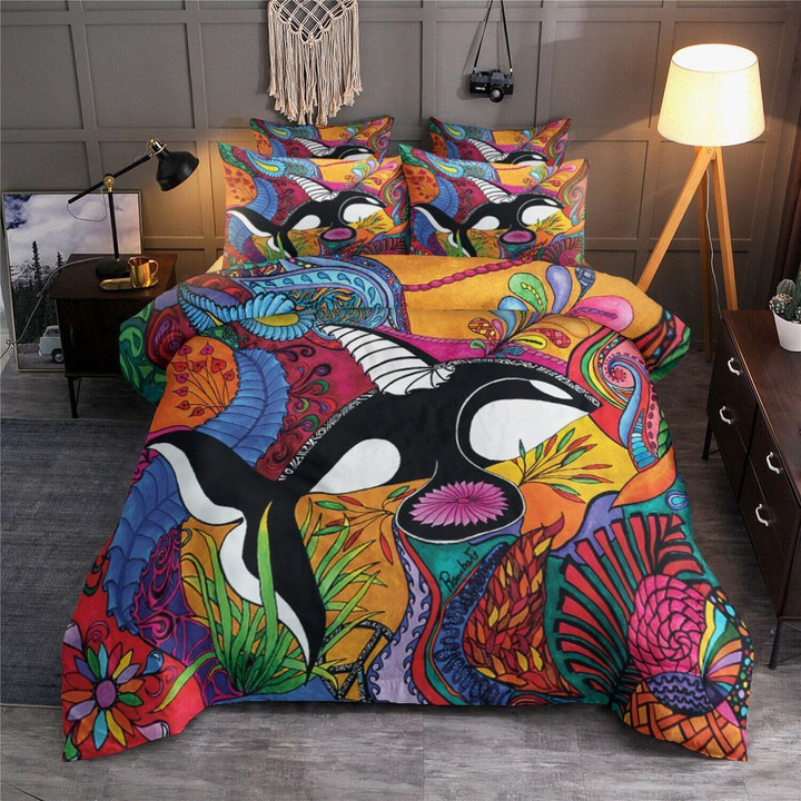 Whale Bedding Set All Over Prints