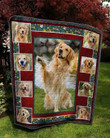 Golden Retriever Quilt Blanket