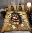 Rottweiler Wall 2 All Over Printed Bedding Set