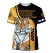 Personalized Name Tiger I'm The Storm All Over Printed Unisex Shirt