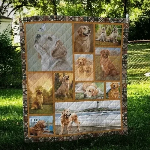 Golden Retriever - You Are My Yellow - Quilt