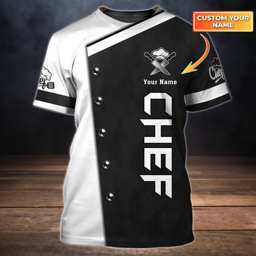 Personalized Name Chef2 All Over Printed Unisex TShirt - YL97