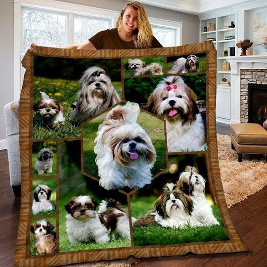 Shih Tzu - Quilt - Blanket