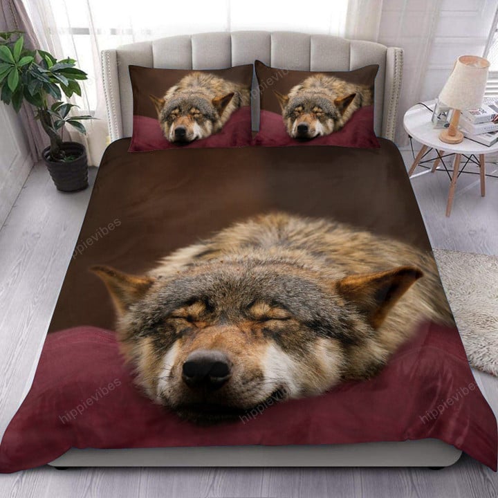 Wolf Sleep All over printed Bedding set