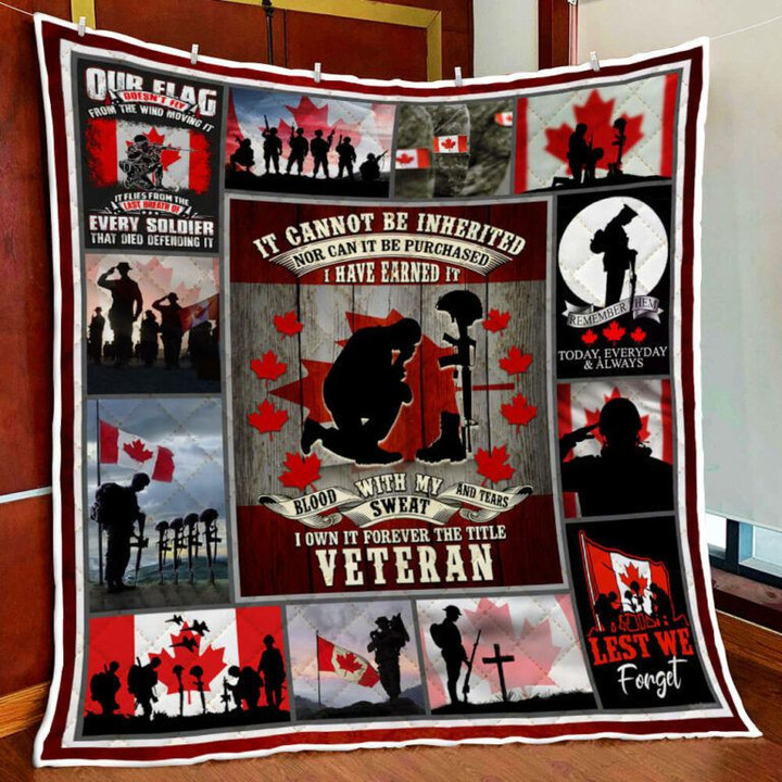 We Will Remember Rememberance Day Quilt Blanket 2