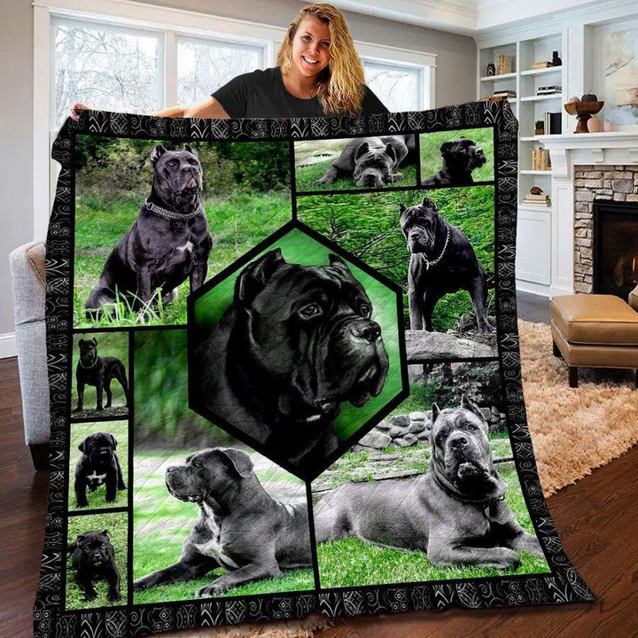 Cane Corso V2 Q2 Quilt Blanket
