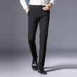 Brand Design Men Classics Midweight Straight Full Length Fashion Dress Pants