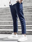 Men Solid Tapered Pants