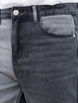 Men Colorblock Slant Pocket Jeans