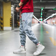 Men streetwear hot style fashion joggers jeans