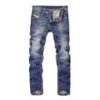Italian Style Fashion Men's Jeans Straight Fit High Quality Ripped Jeans