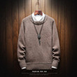 Men Knitted Sweater Fashion Vintage New Style Sweater