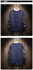Fashion Men Sweater Trendy Style Top Brand Designer Cotton Knitted Pullover