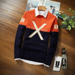 New Handsome Men Sweater High Quality Round Collar Pullover