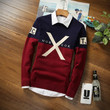 New Handsome Men Sweater High Quality Round Collar Pullover