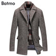 Men Trench Coat New Arrival High Quality Wool Long Coat Winter Keep Warm