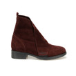 Suede Leather Maroon Women Boots