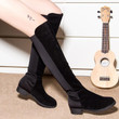 Winter Women Thigh High Boots Over The Knee Long Sexy Stretchable Block Heels