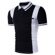 Men Classic Single Breasted Short Sleeve Polo Shirt