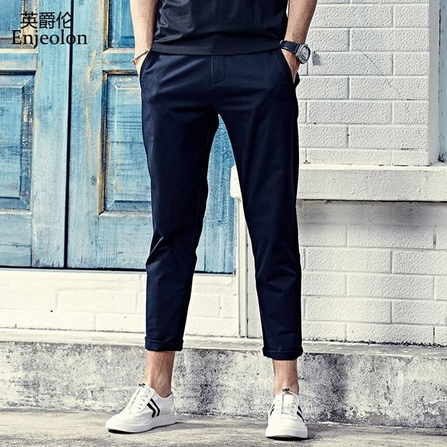 Top Brand Men Fashion Pencil Solid Casual Pants