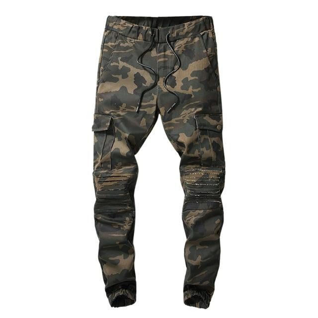 Multi Pocket Army Camouflage Men Cool Pants